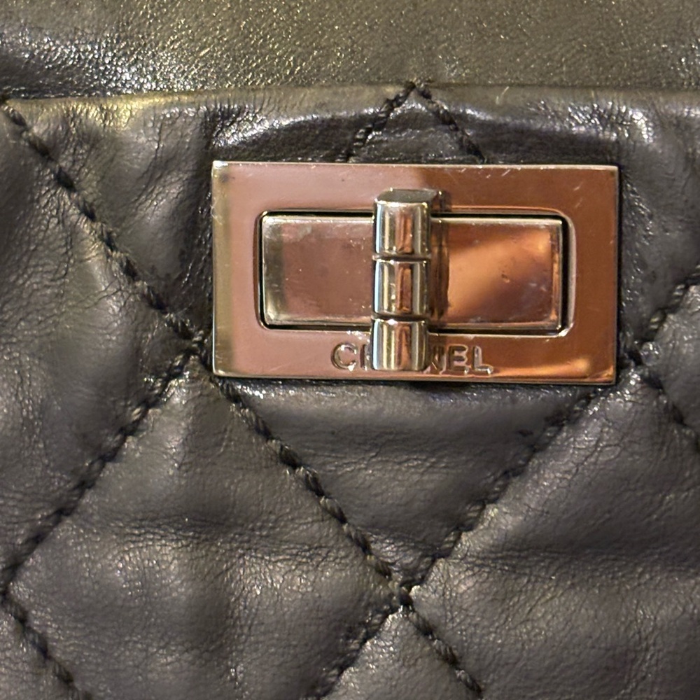 CHANEL RARE Discontinued 8 Knots Lambskin Black Large Bag w/COA - Picture 15 of 16